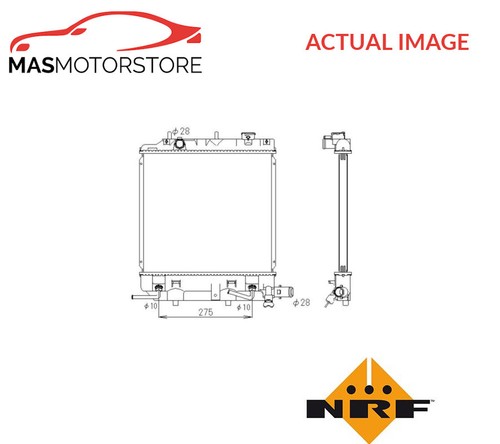 Engine cooling radiator nrf - radiator,