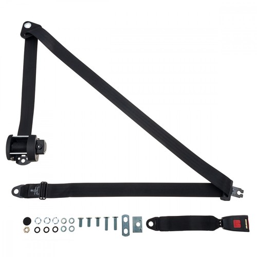 Rear automatic seat belt - belt, for